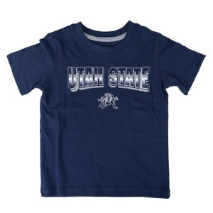 Utah State Toddler Aggie Bull Navy T-Shirt